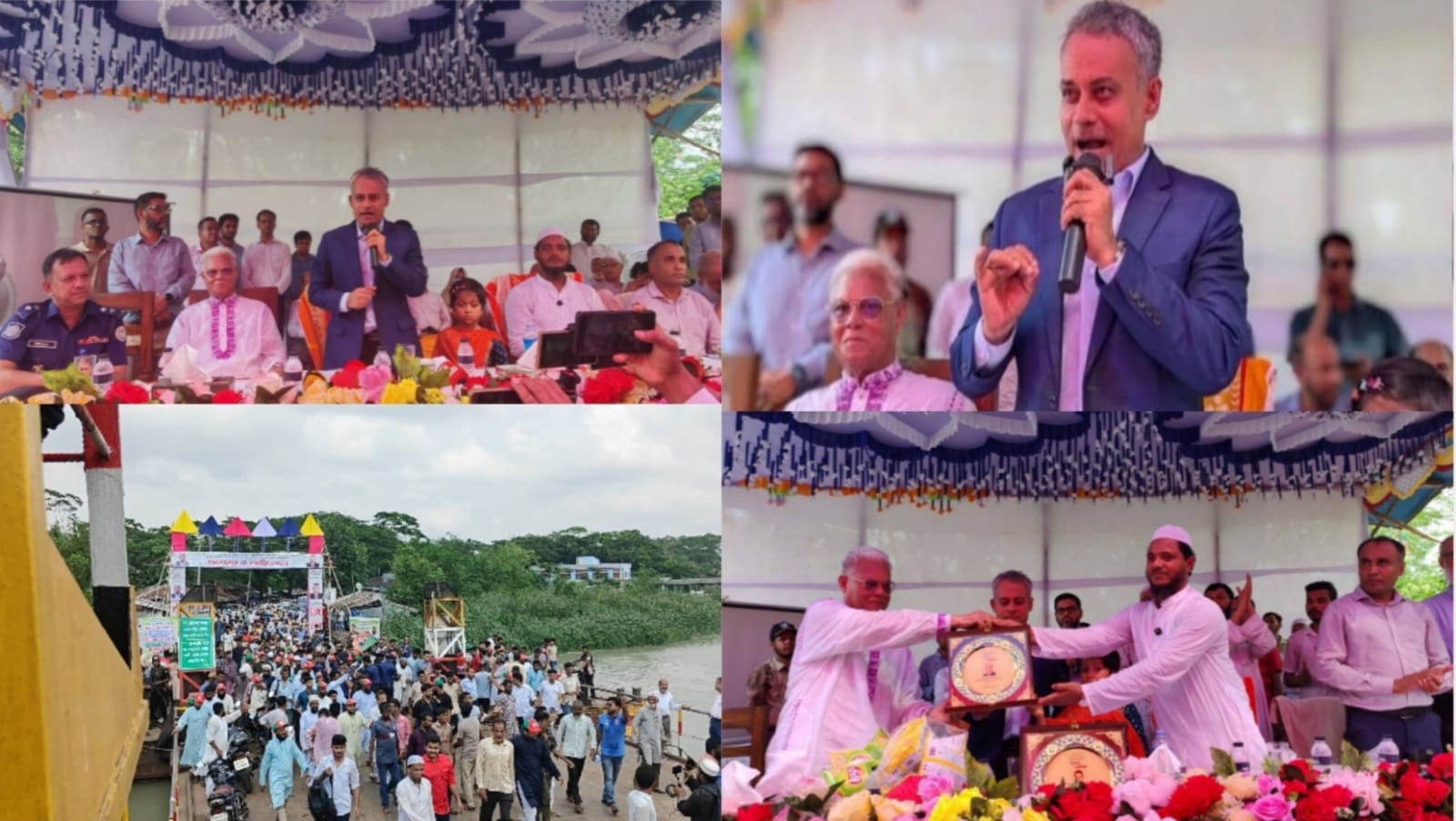 বগা সেতুর সম্ভাব্যতা যাচাই, দুইদলের রোষানলে ফিরে গেলেন মন্ত্রী।