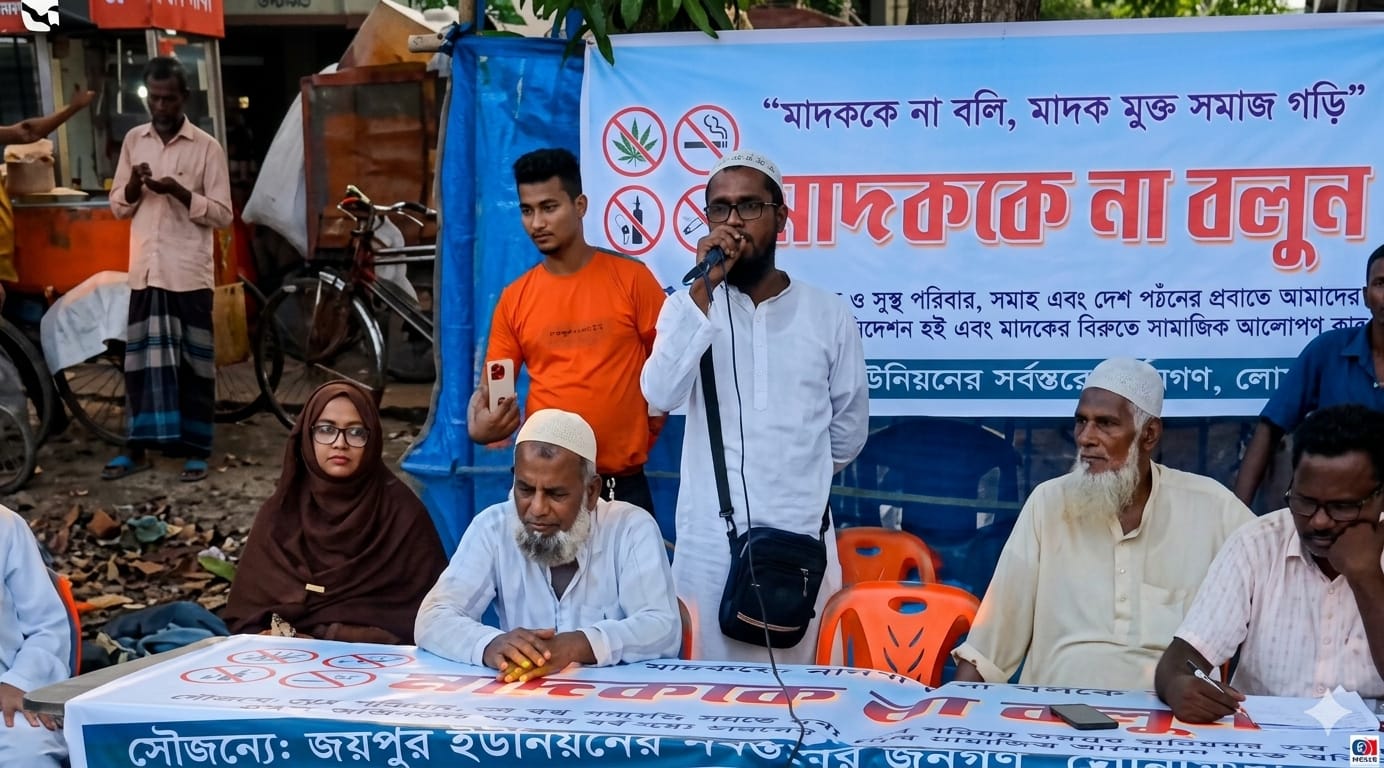 জয়পুর ইউনিয়নকে মাদক মুক্ত করার অঙ্গীকার: লিয়াকত হোসেন লিপুর উদ্যোগে মাদকবিরোধী আলোচনা সভা অনুষ্ঠিত