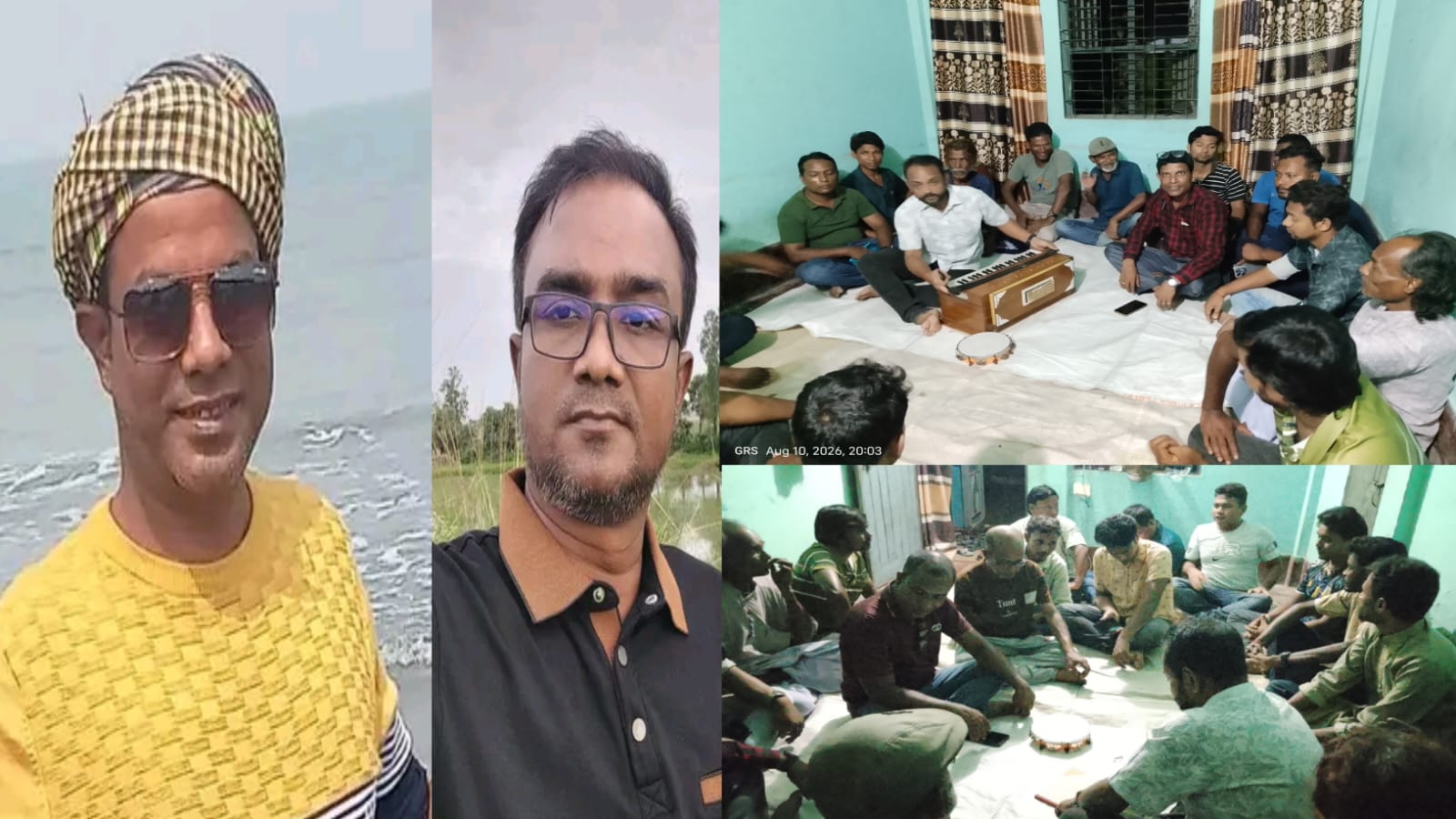বীরগঞ্জ সম্মিলিত সাংস্কৃতিক গোষ্ঠীর নতুন নেতৃত্বে সঞ্জয় ঘোষ ও আব্দুর রাজ্জাক।