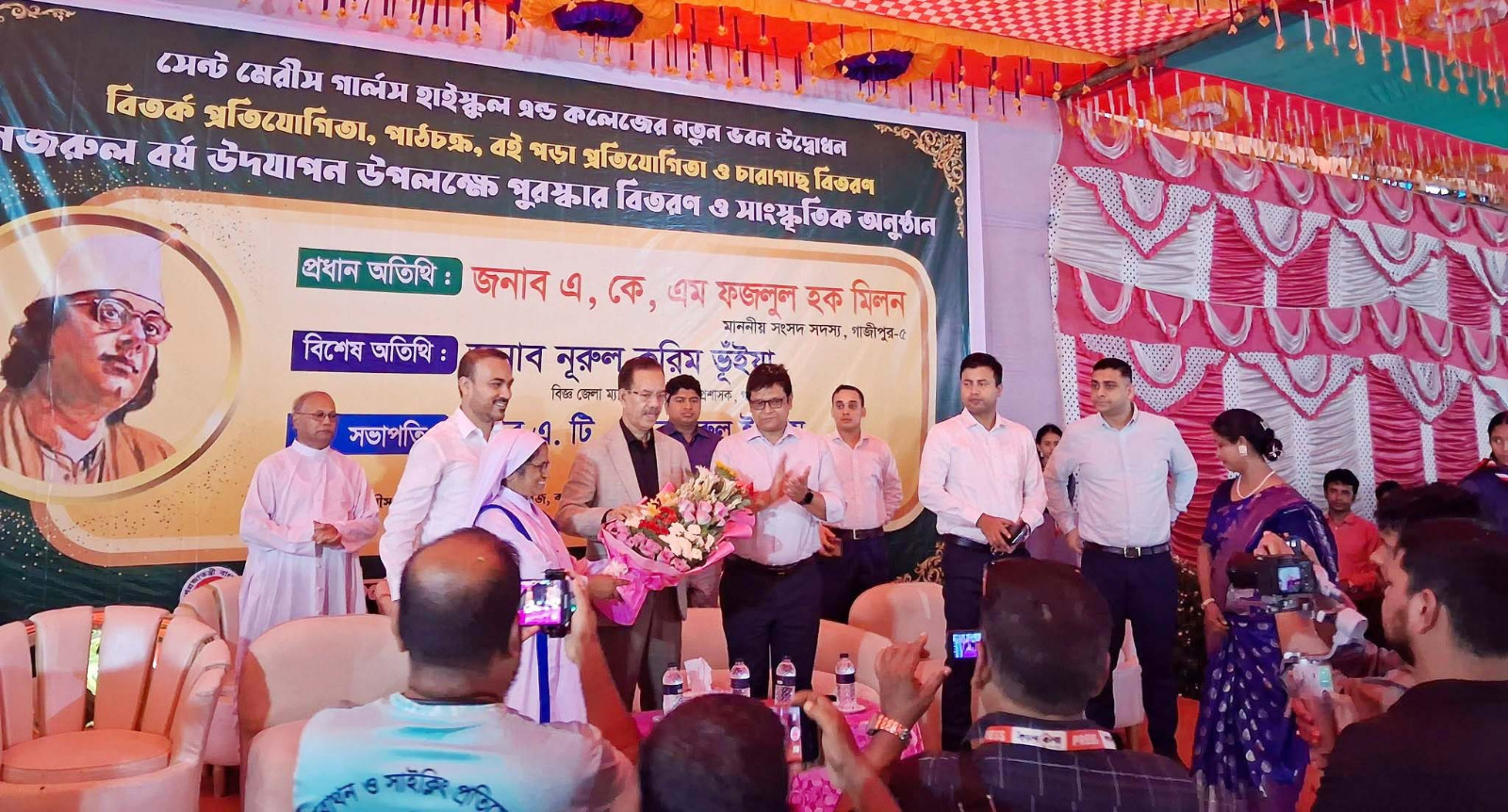 কালীগঞ্জে দিনভর নানা আয়োজনে শিক্ষার্থীদের জন্য বহুমাত্রিক কর্মসূচি।