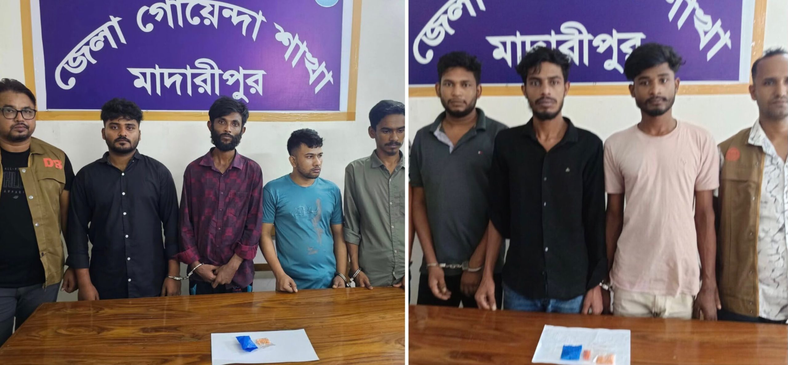 মাদারীপুরে পৃথক অভিযানে ৪৫০ পিস ইয়াবাসহ গ্রেফতার ৭!