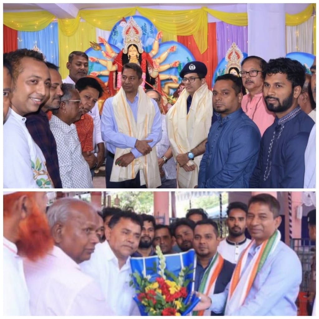 ব্রাহ্মণবাড়িয়ায় শারদীয় দুর্গাপূজার নিরাপত্তা ব্যবস্থা পরিদর্শন করলেন চট্টগ্রাম রেঞ্জের ডিআইজি!