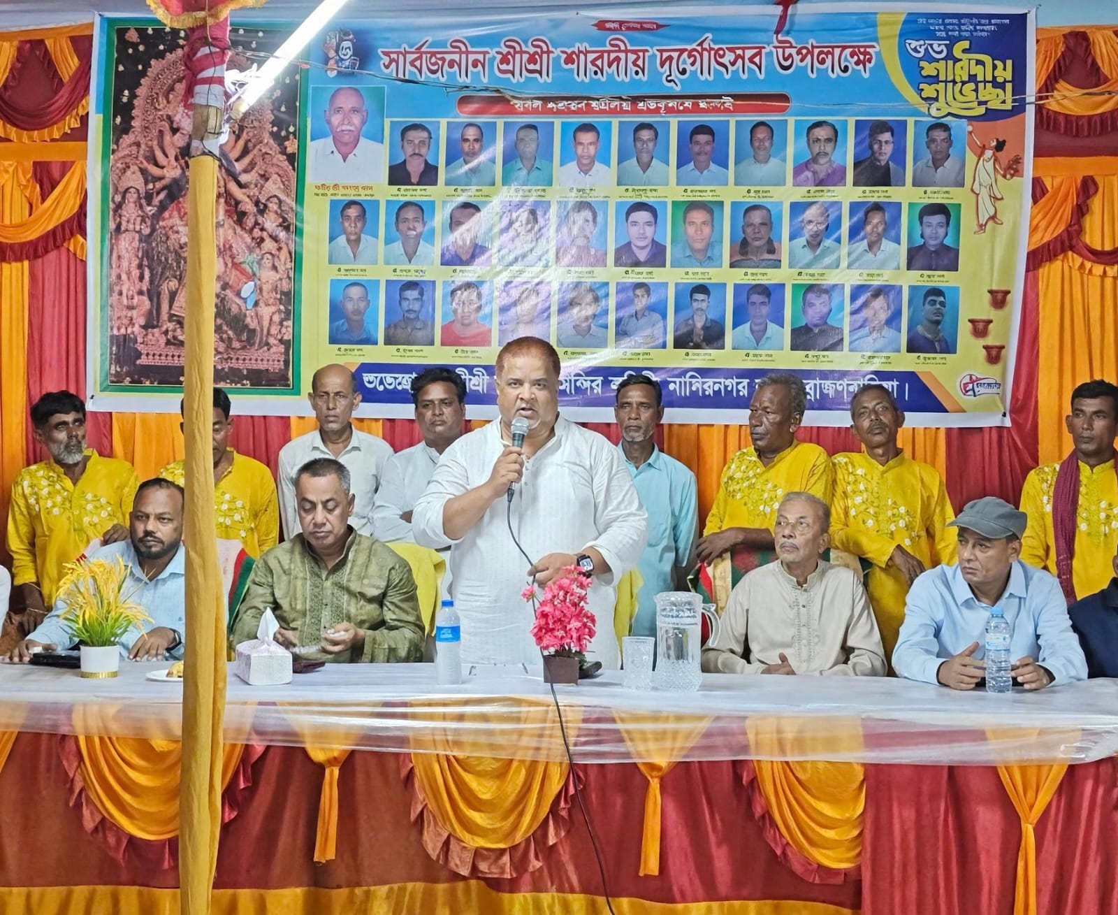 নাসিরনগরে  দুর্গাপূজার মণ্ডপ পরিদর্শন, সম্প্রীতি বজায় রাখার আহ্বান এমপি এম এ হান্নানের!